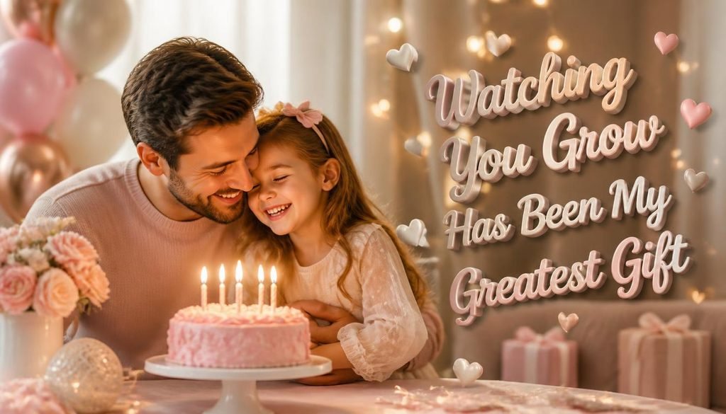 Father daughter birthday love quote
