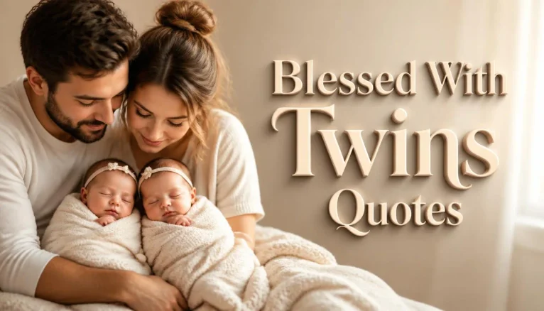Happy parents celebrating the blessing of newborn twins in a warm family setting