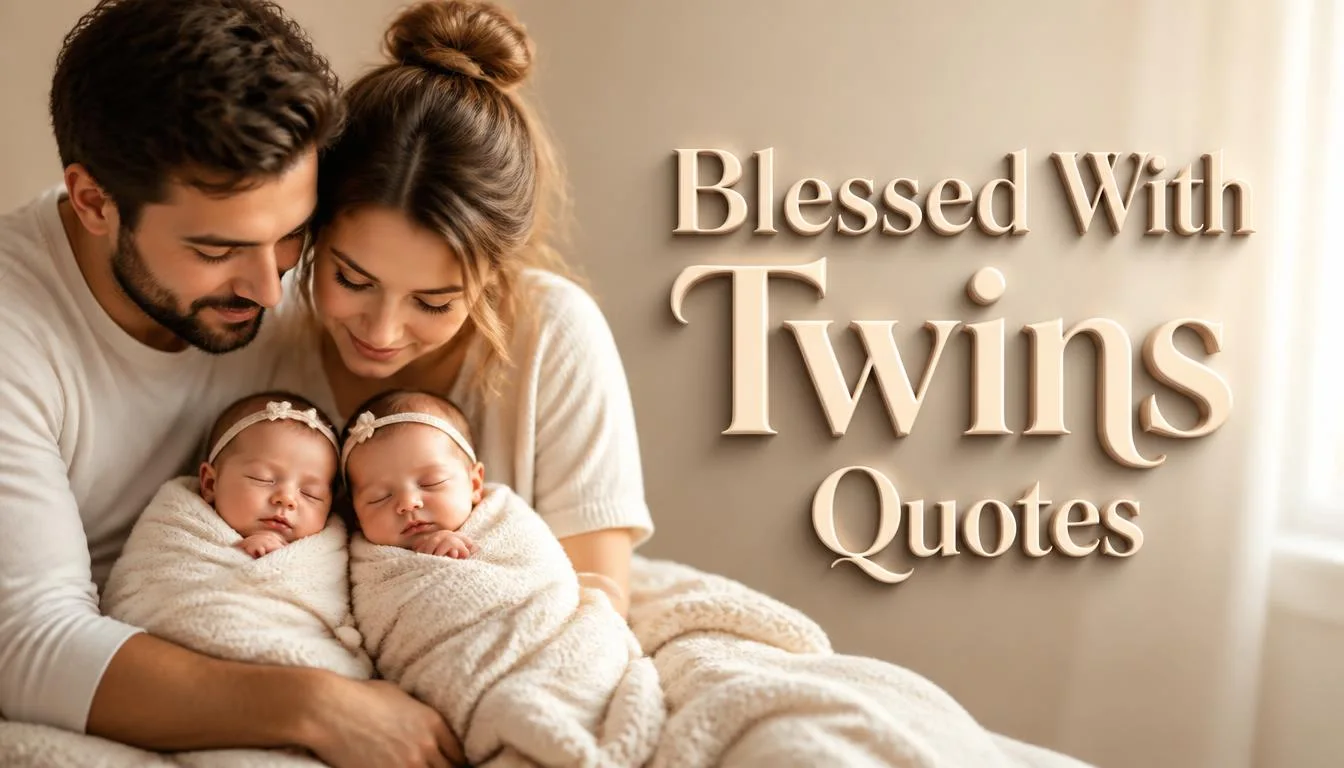 Happy parents celebrating the blessing of newborn twins in a warm family setting