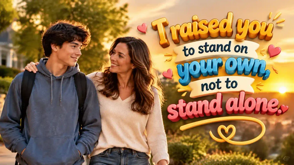Mother and son sharing a loving moment showing unconditional bond