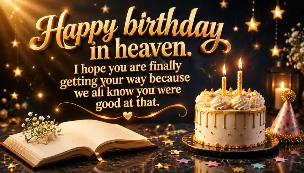 Funny Happy Birthday to Someone Who Passed Away Quotes