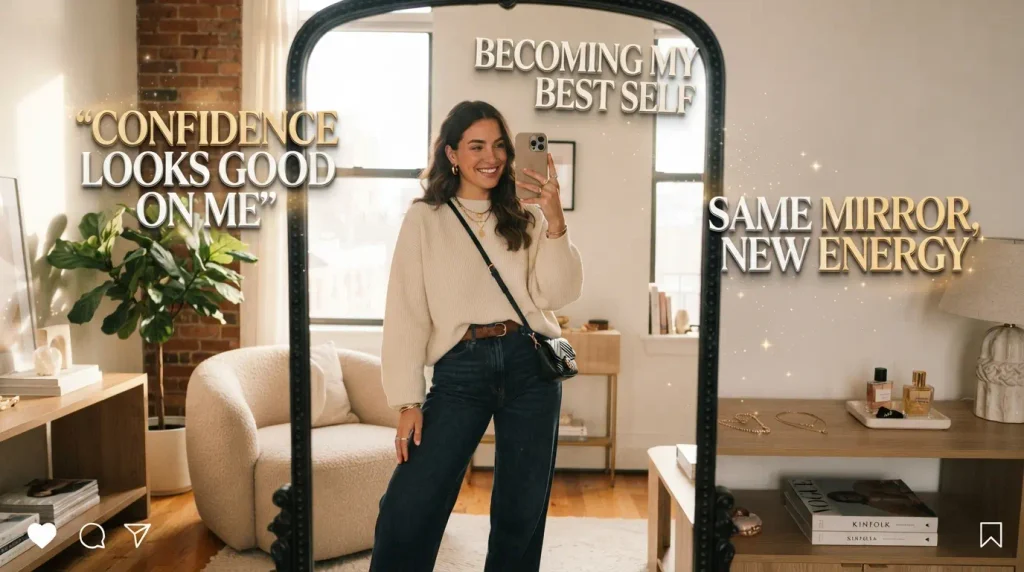 Mirror Selfie Captions for Instagram