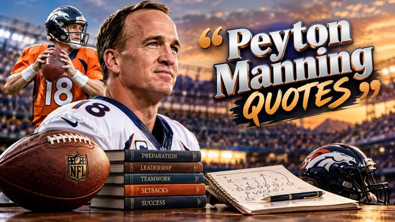 Peyton Manning Quotes: Leadership, Football, Preparation & Humor